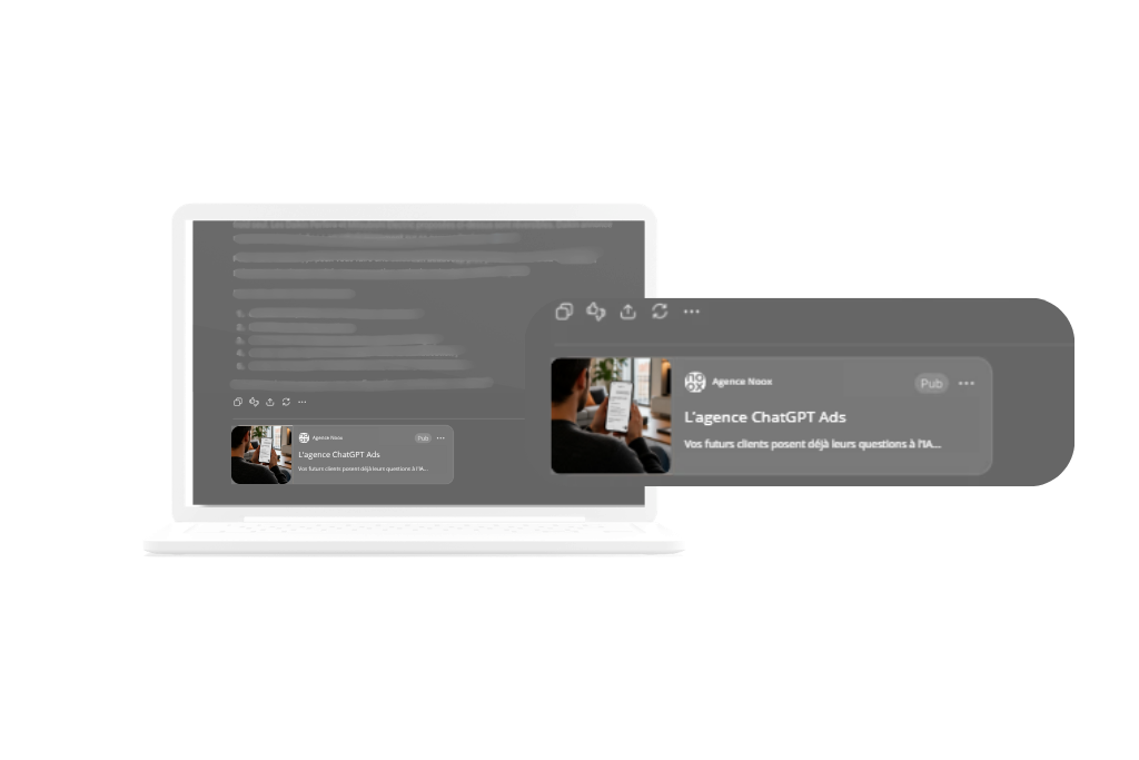 Agence Noox : lancez votre campagne ChatGPT Ads